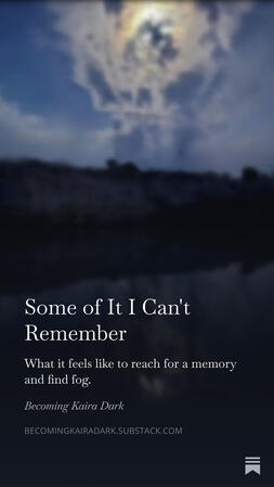 Some of It I Can't Remember